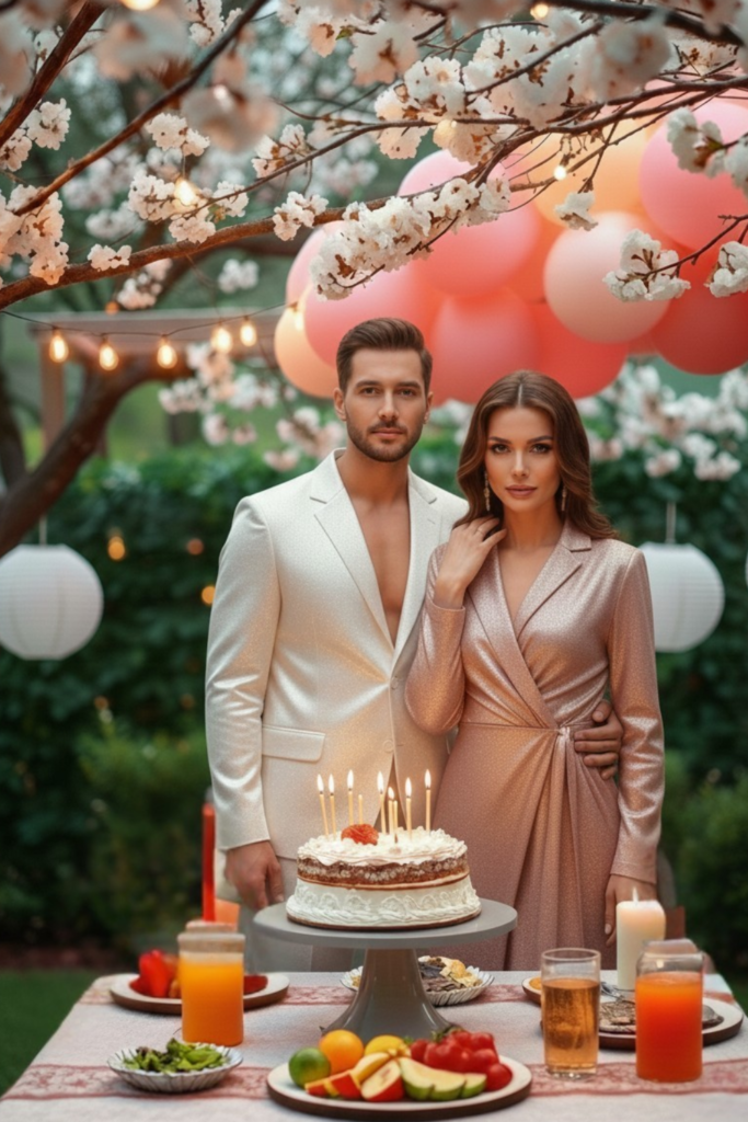 Birthday Party in Spring for Adult