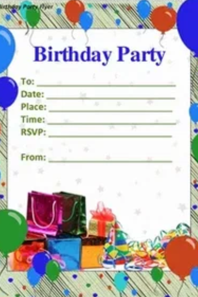 Birthday Party Invitation Cards Matter