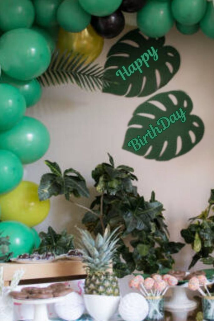 Birthday Jungle Party Color Theme