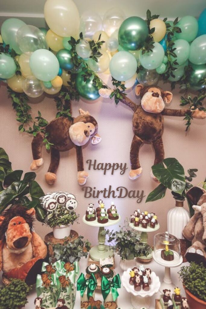 Birthday Jungle Party Color Theme