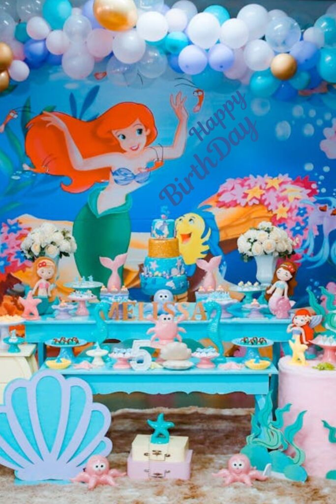 Birthday Party Sea Color Theme