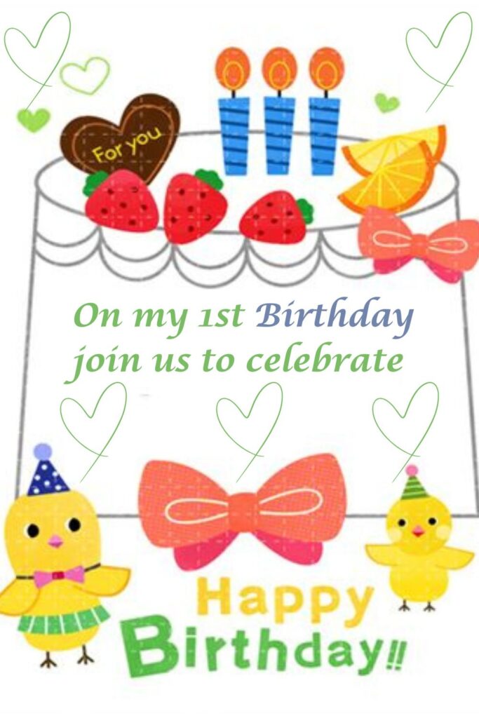 Perfect Baby Birthday Party Card