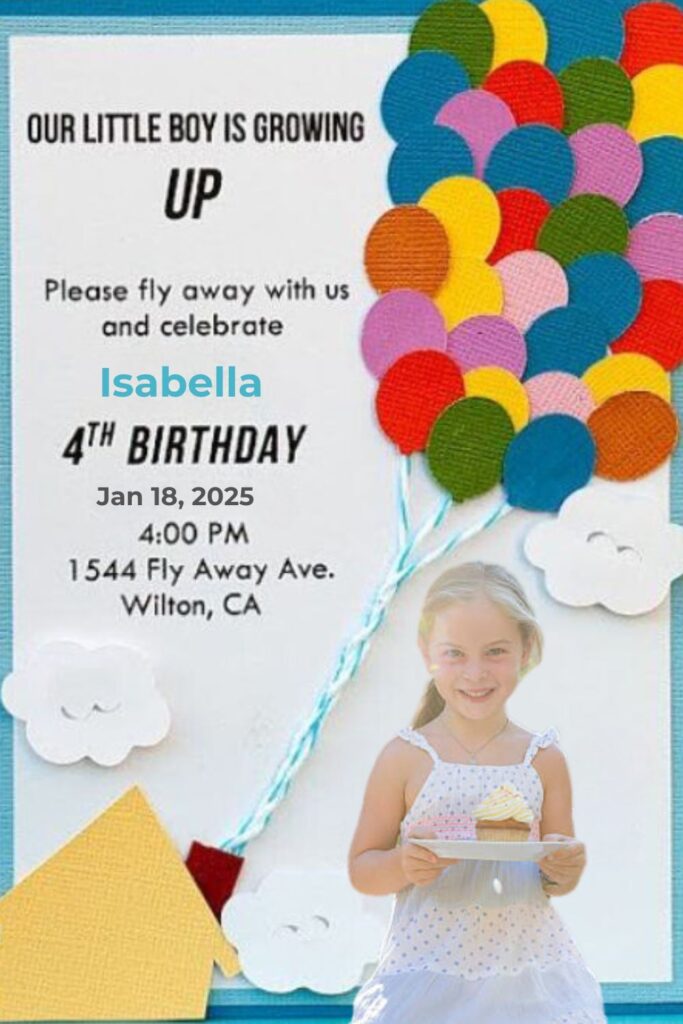 Perfect Baby Birthday Party Card