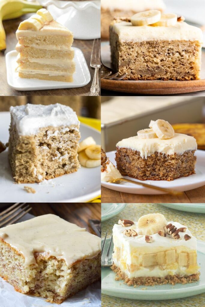 Banana Yogurt Wheat Cream Cake