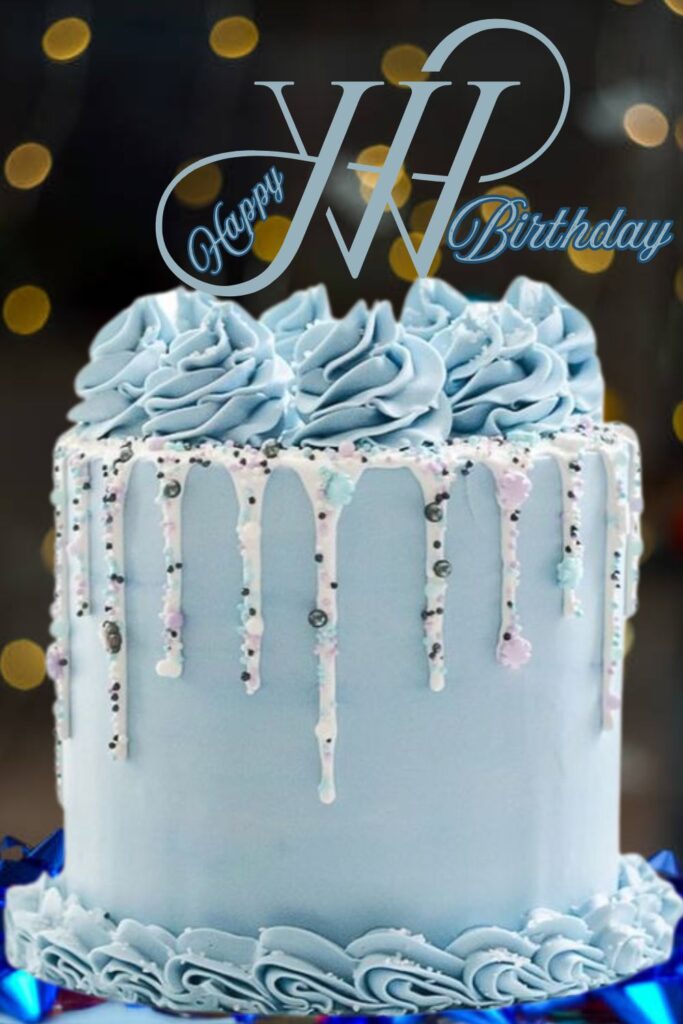 Baby Birthday Blue Cakes Buttercream