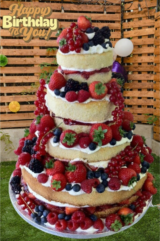 Fruit-Based Birthday Cakes