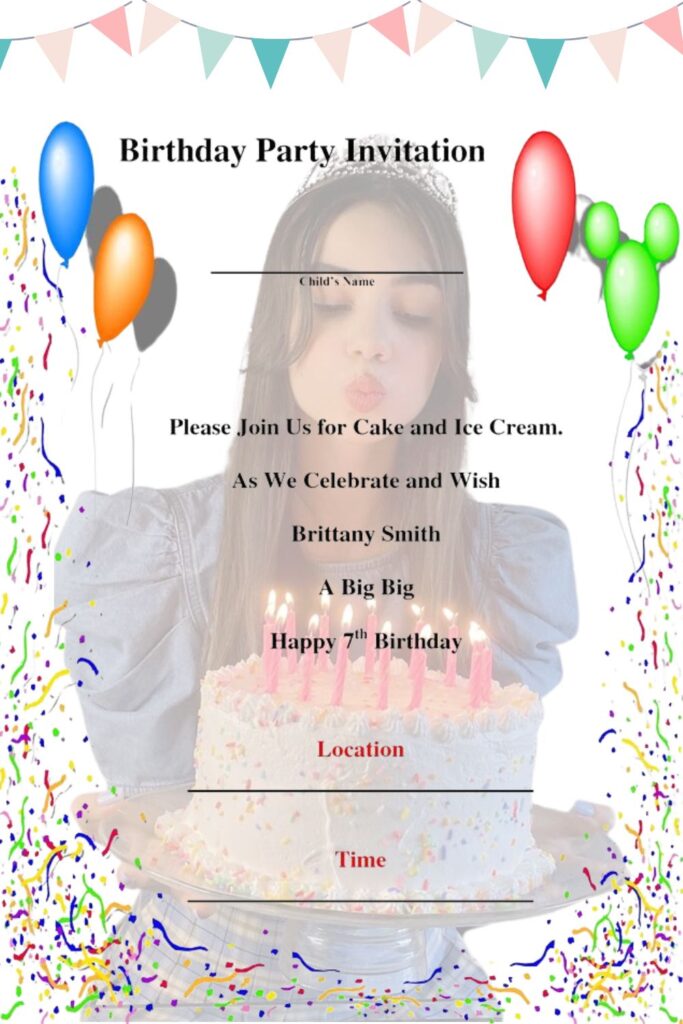 Birthday Party Invitation