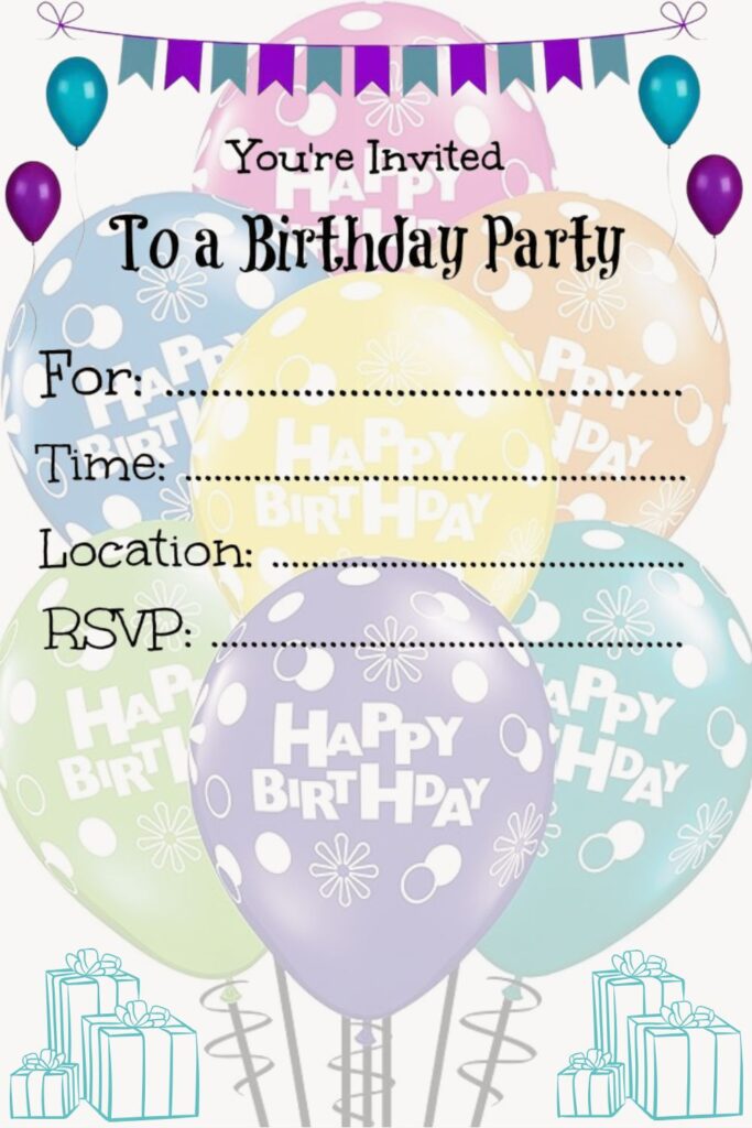 Birthday Party Invitation