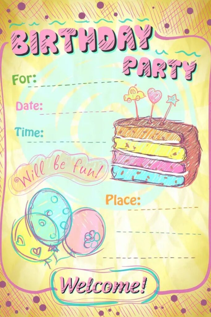 Birthday Party Cards