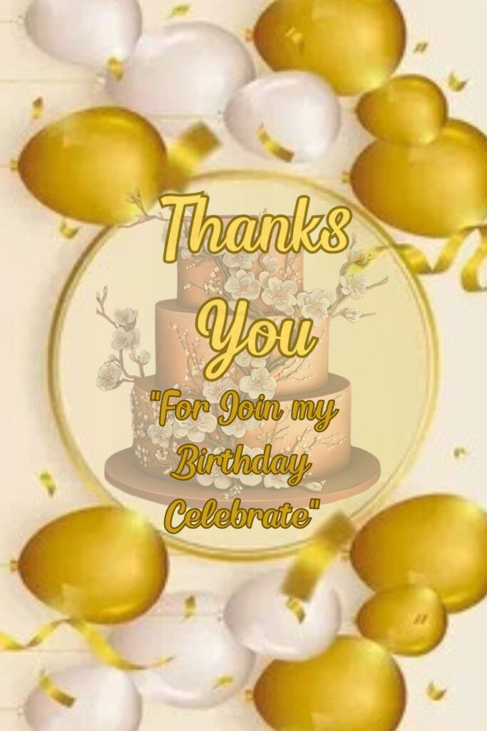 Birthday Party Thank you Cards