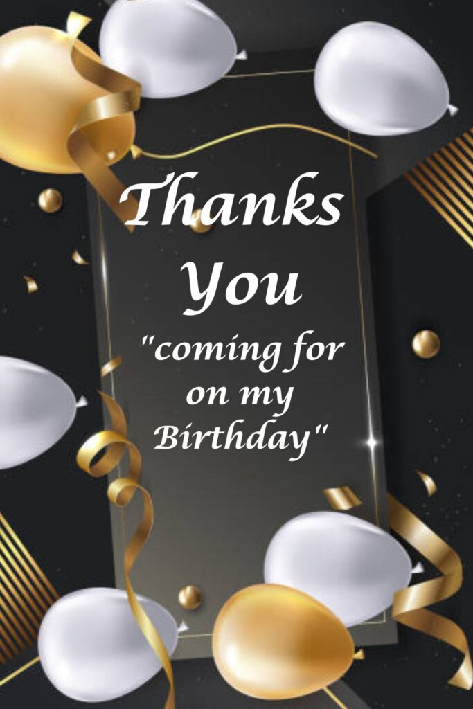 Birthday Party Thank you Cards
