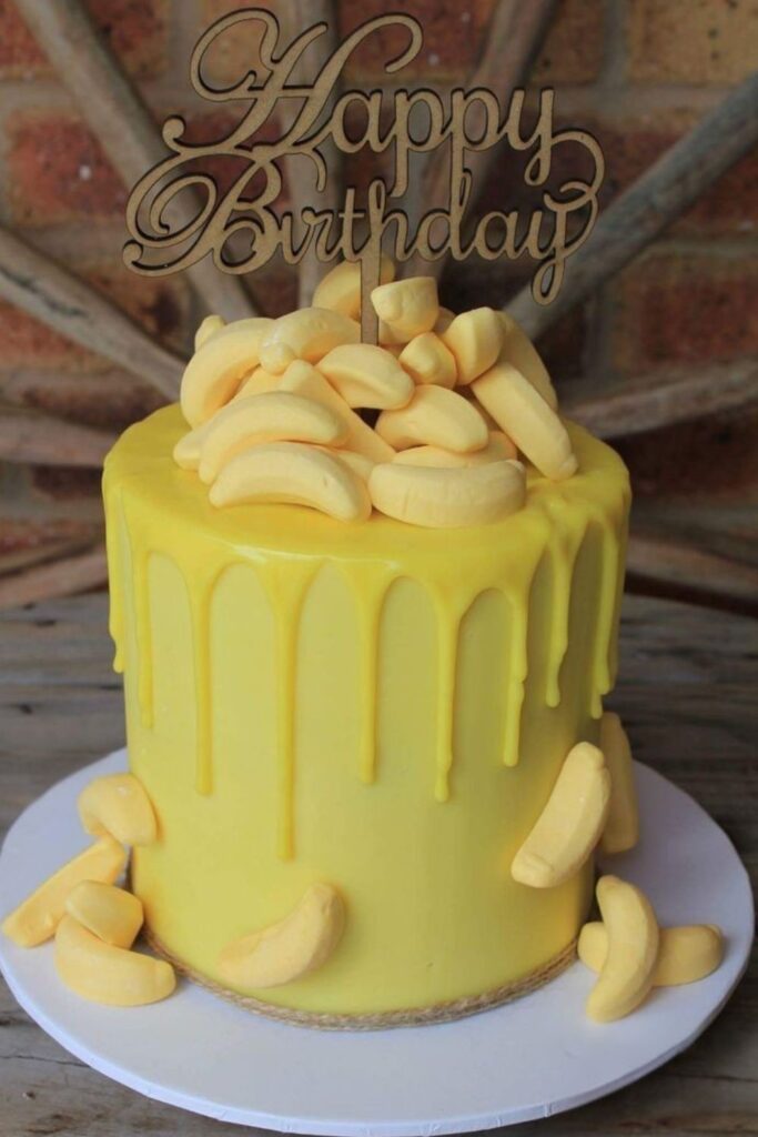 Banana Birthday Cake