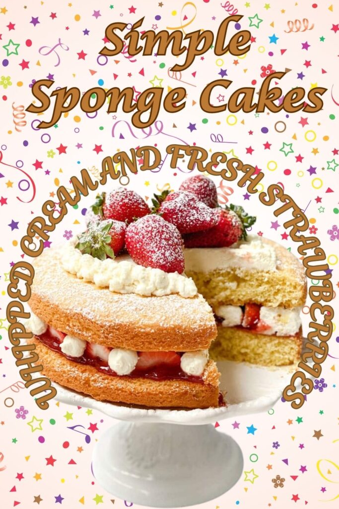 Sweet Sponge Birthday Cake