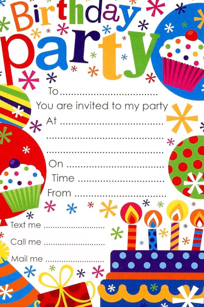 Birthday Party Invitations