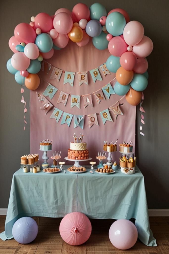 Baby Birthday Decoration Budget-Friendly at Home 