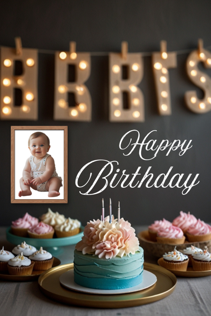 Baby Birthday Decoration Budget-Friendly at Home 