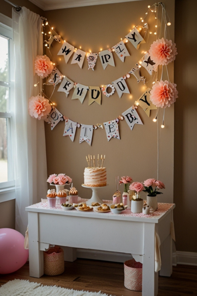 Baby Birthday Decoration Budget-Friendly at Home 