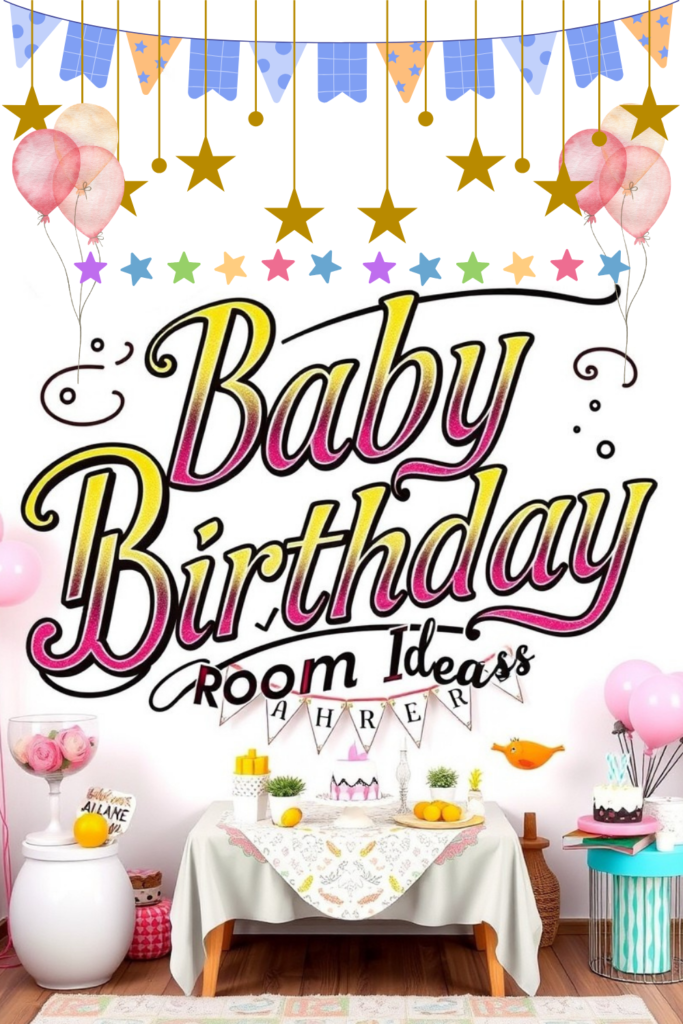 Budget-Friendly Birthday Decoration Room 