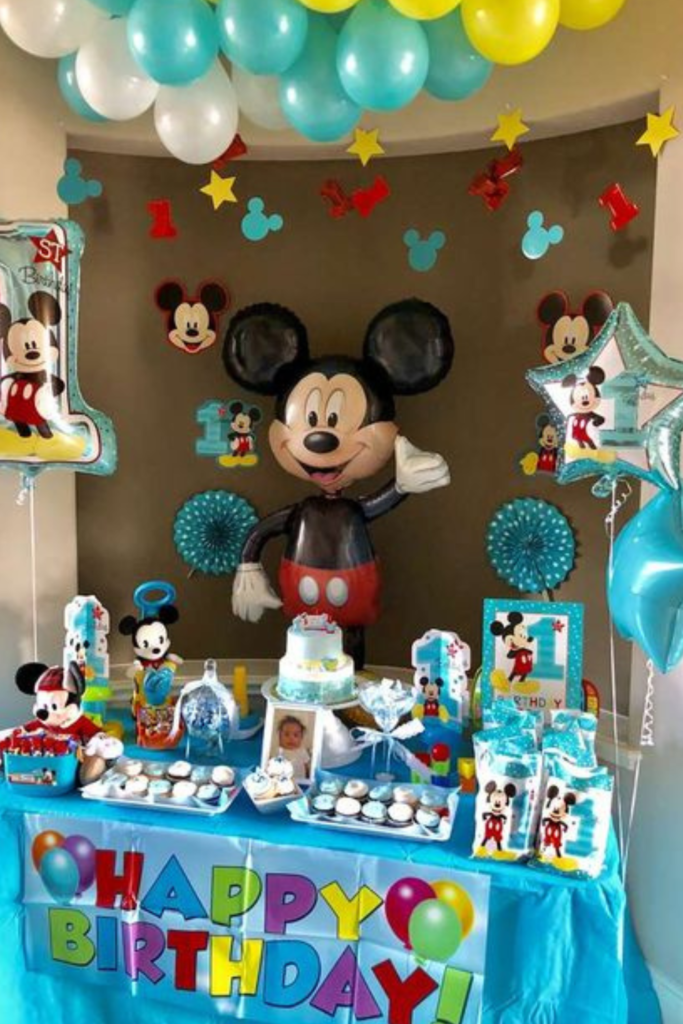 Birthday Decoration Cartoon Theme at Home