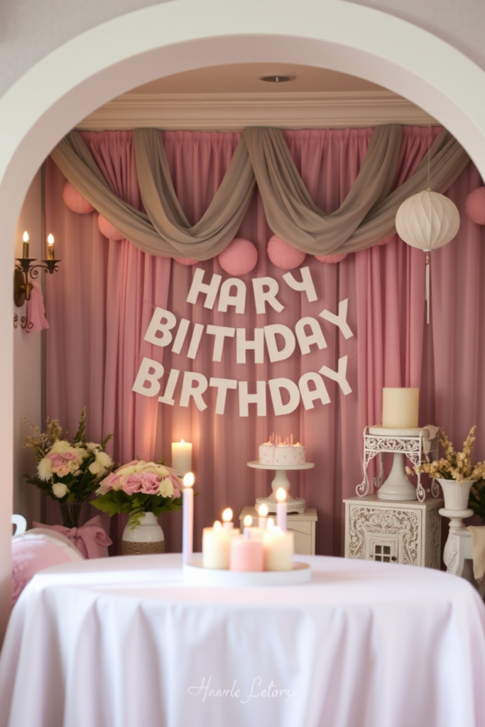 Birthday Decoration Colorful Stylish Theme at Home