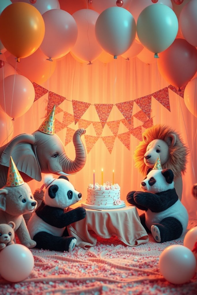 Birthday Animal Decor Room