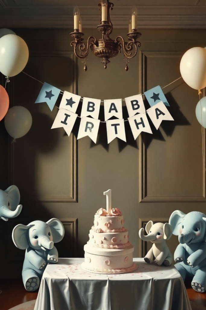 Birthday Animal Decor Room