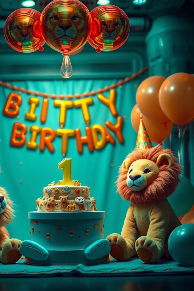 Birthday Lion Decor Room