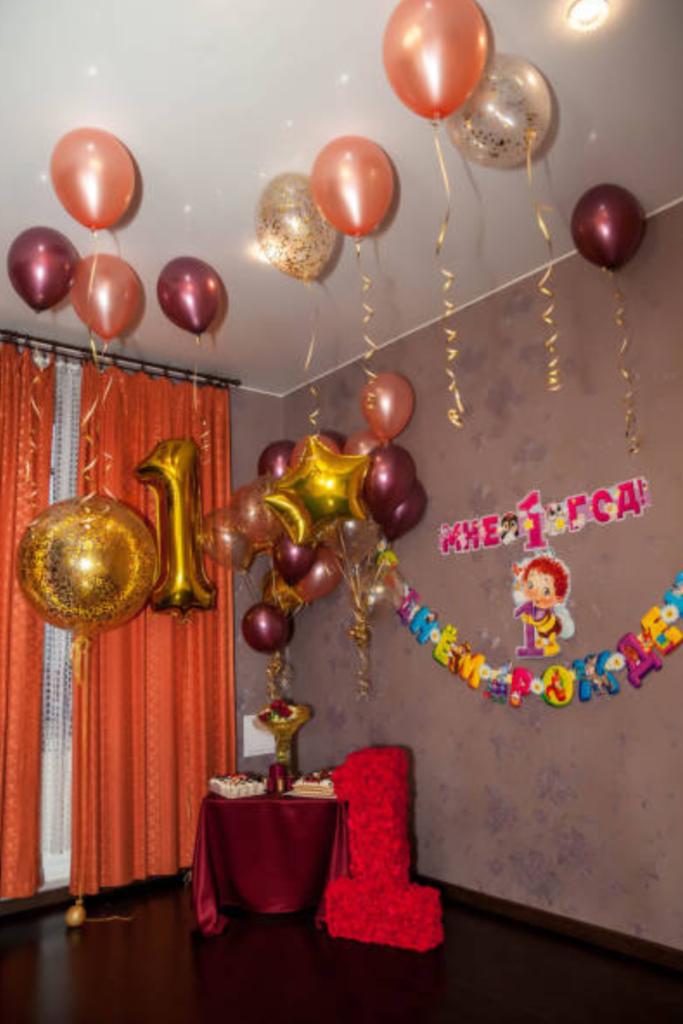 Birthday Decoration Room in Summer