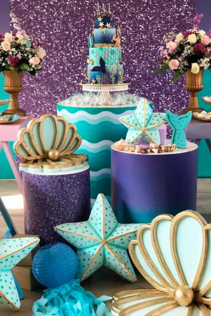 Birthday Decoration Ocean Color Scheme