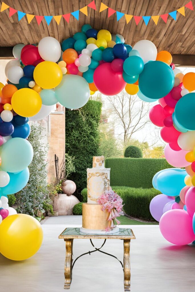 DIY Baby Birthday Balloon Decoration 