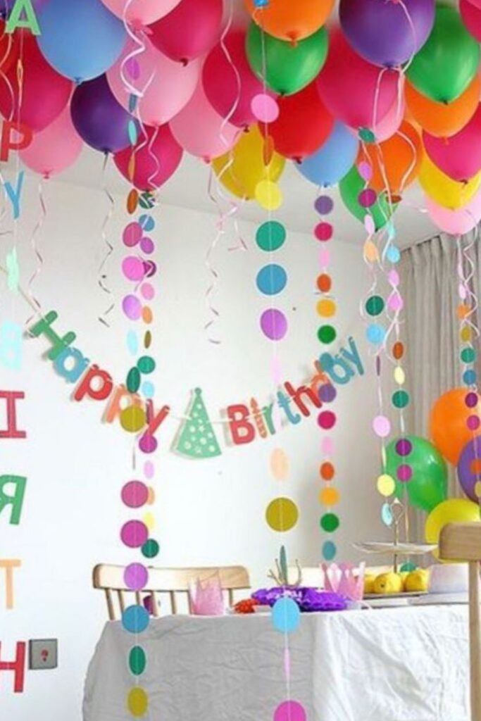 DIY Baby Birthday Decoration Colorful Balloon