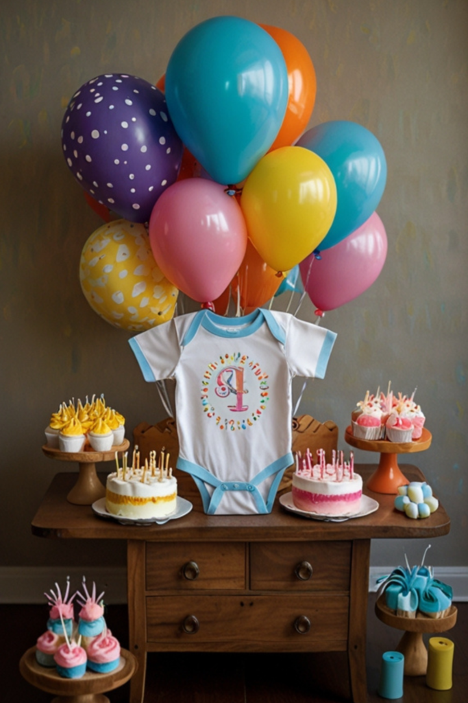 Baby Birthday Hand-Painted Decor at Home