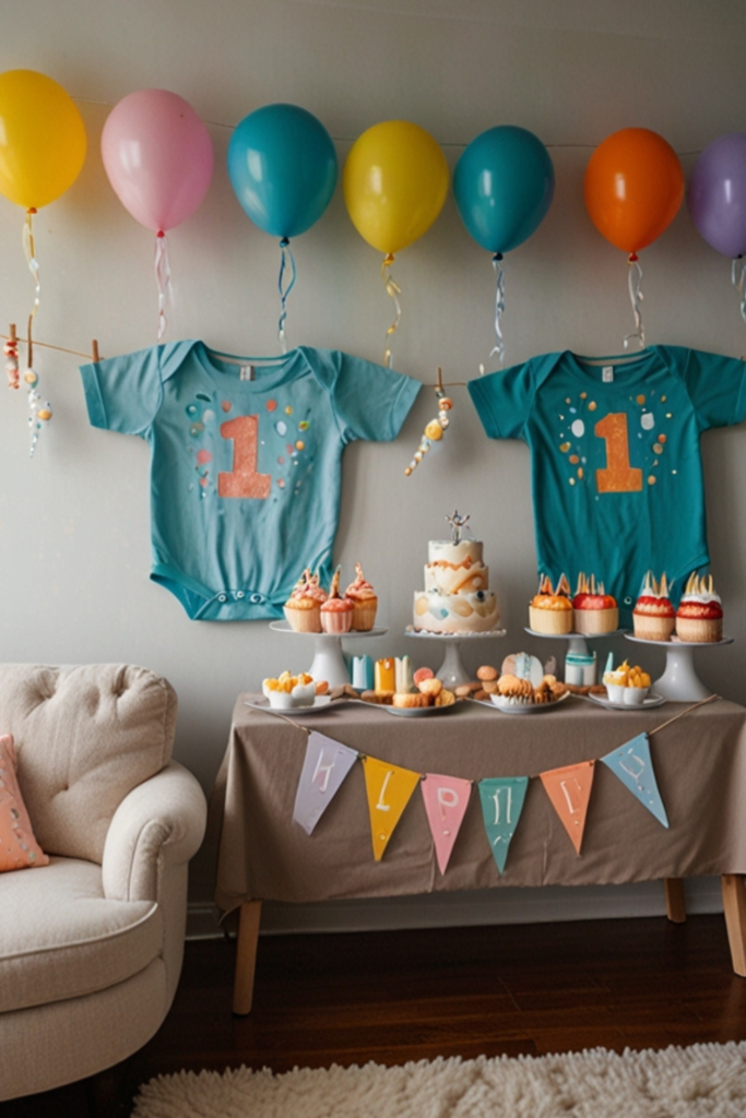 Baby Birthday Hand-Painted Decor at Home