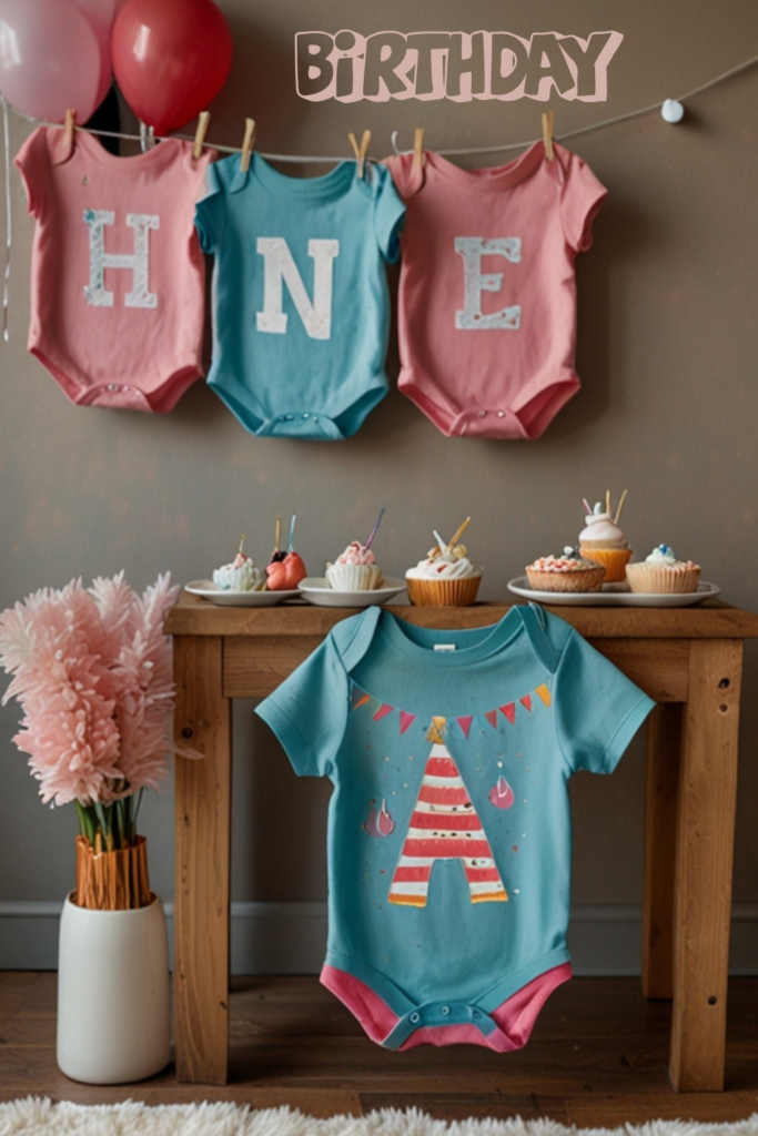 Baby Birthday Hand-Painted Decor at Home