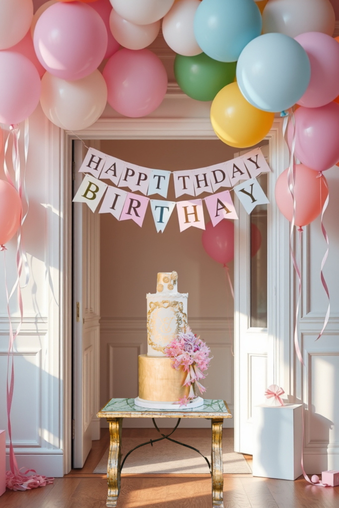 Birthday Decoration Beautiful Entryway at Home for Boy