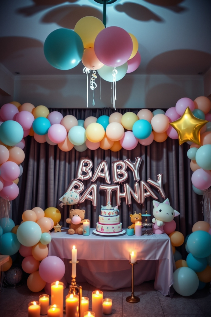 Birthday Decoration Balloon Ideas at Home