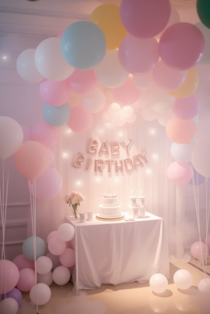 Birthday Decoration Balloon Ideas at Home