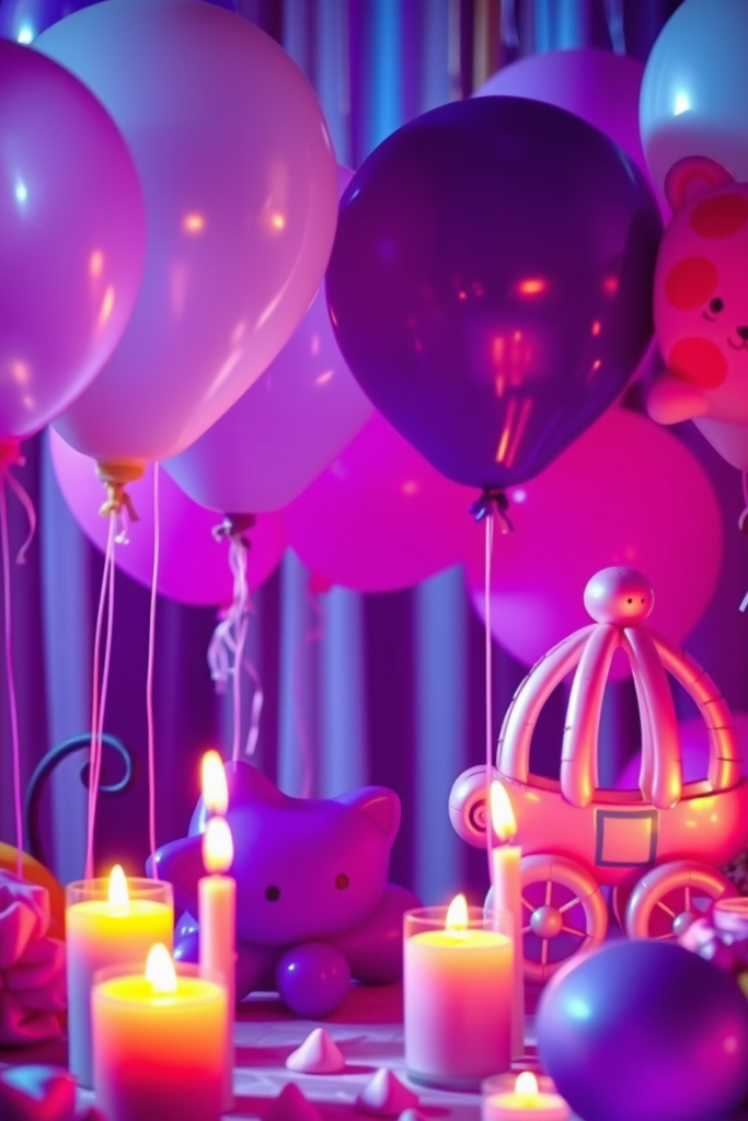 Birthday Decoration Balloon Ideas at Home