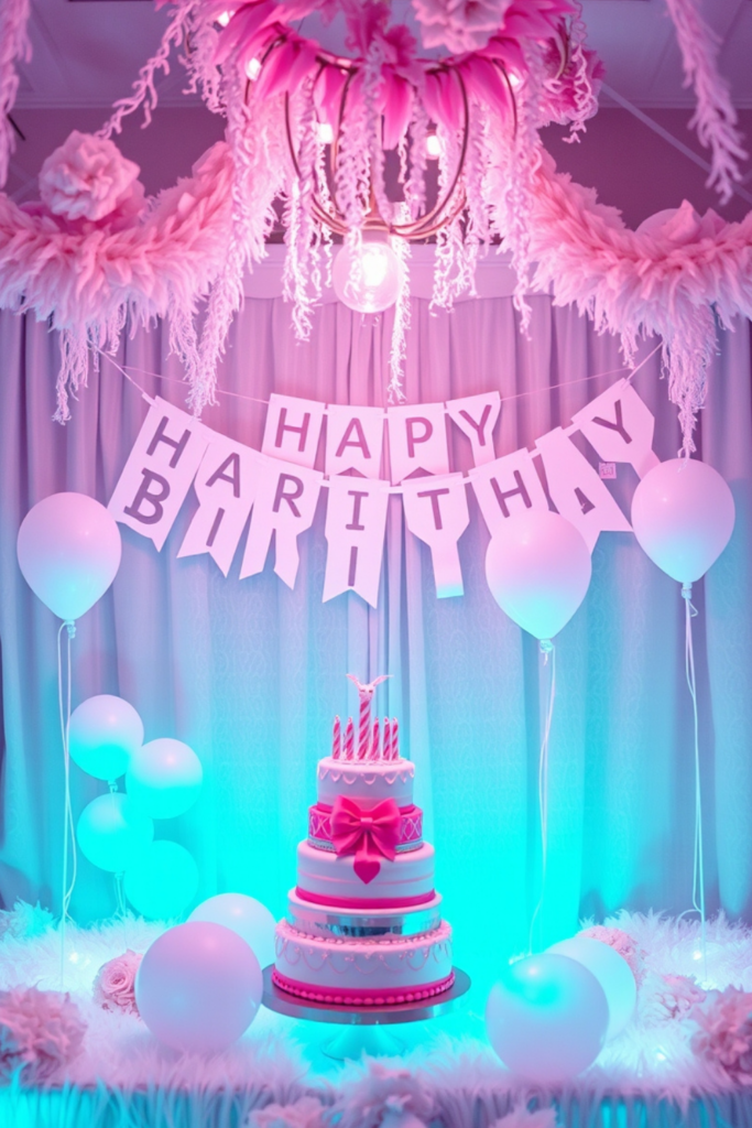 Baby Birthday Decoration Banner Ideas at Home