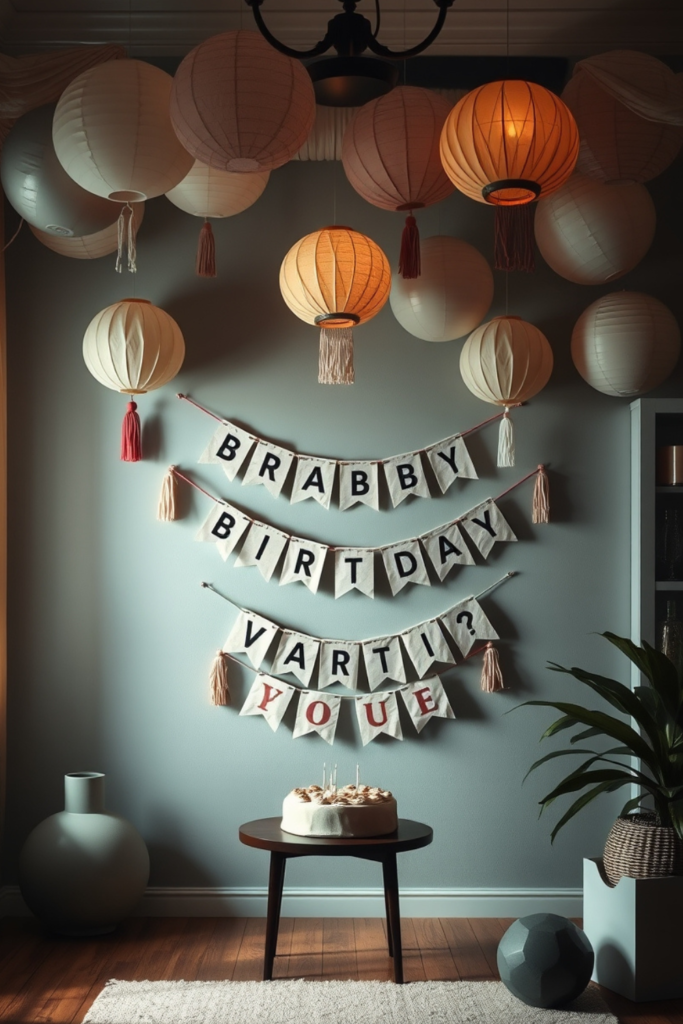 Baby Birthday Wonderful Decoration Wall Ideas at Home