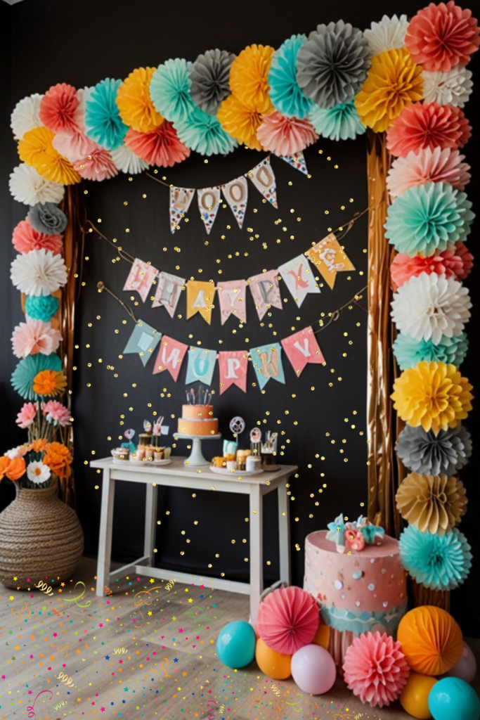 Baby Birthday Decoration at Home