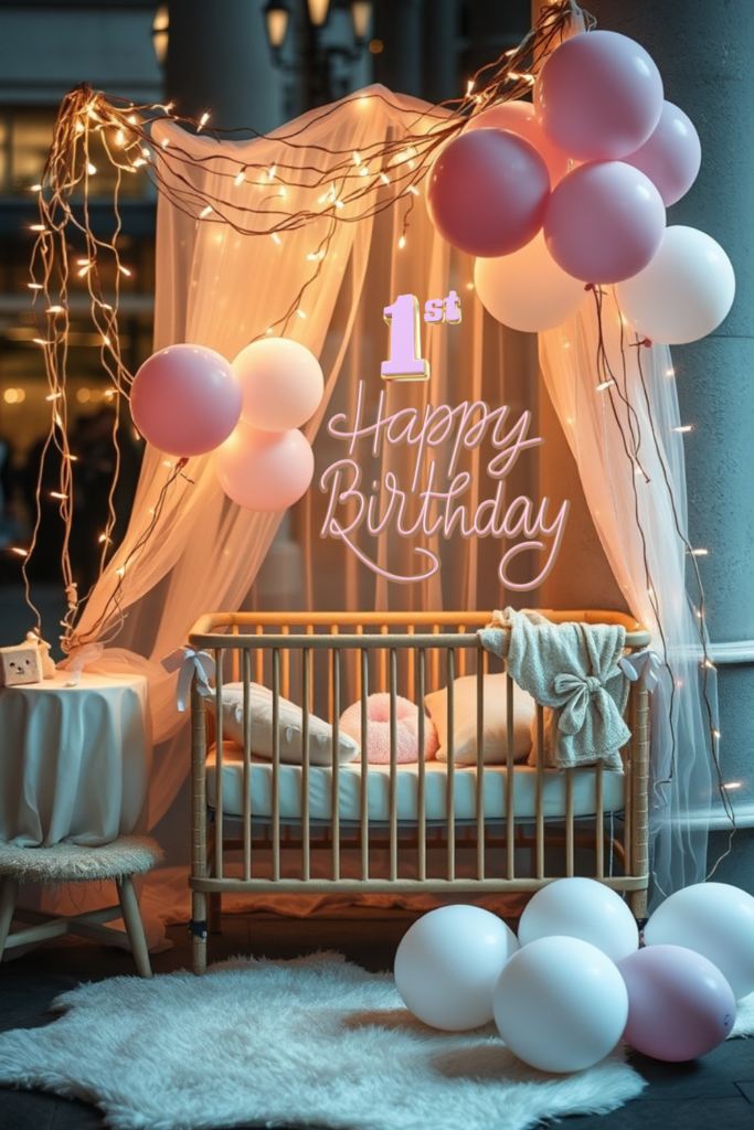 Birthday Lighting Decoration Girl Room 