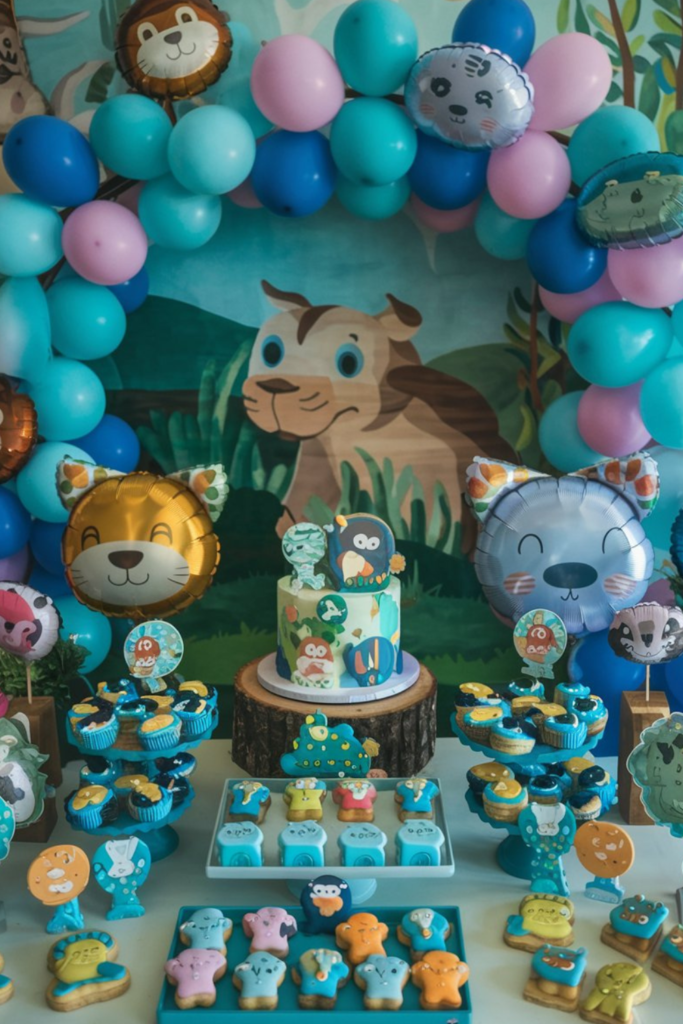 Baby Birthday Decoration Animal Theme