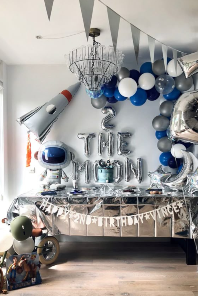 Birthday Baby Boy Space Adventure Theme