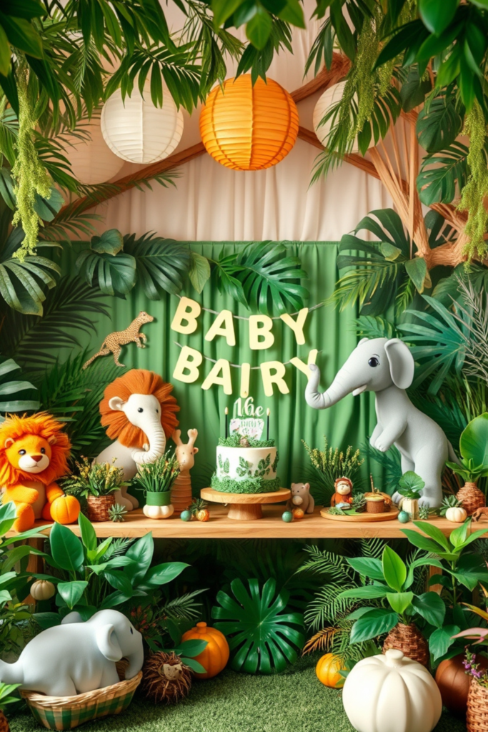 Birthday Baby Boy Animal Theme