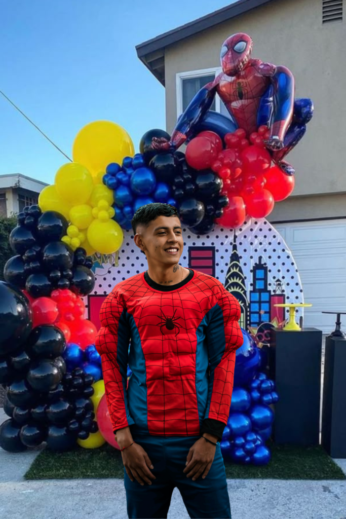 Birthday Baby Boy Spiderman Theme