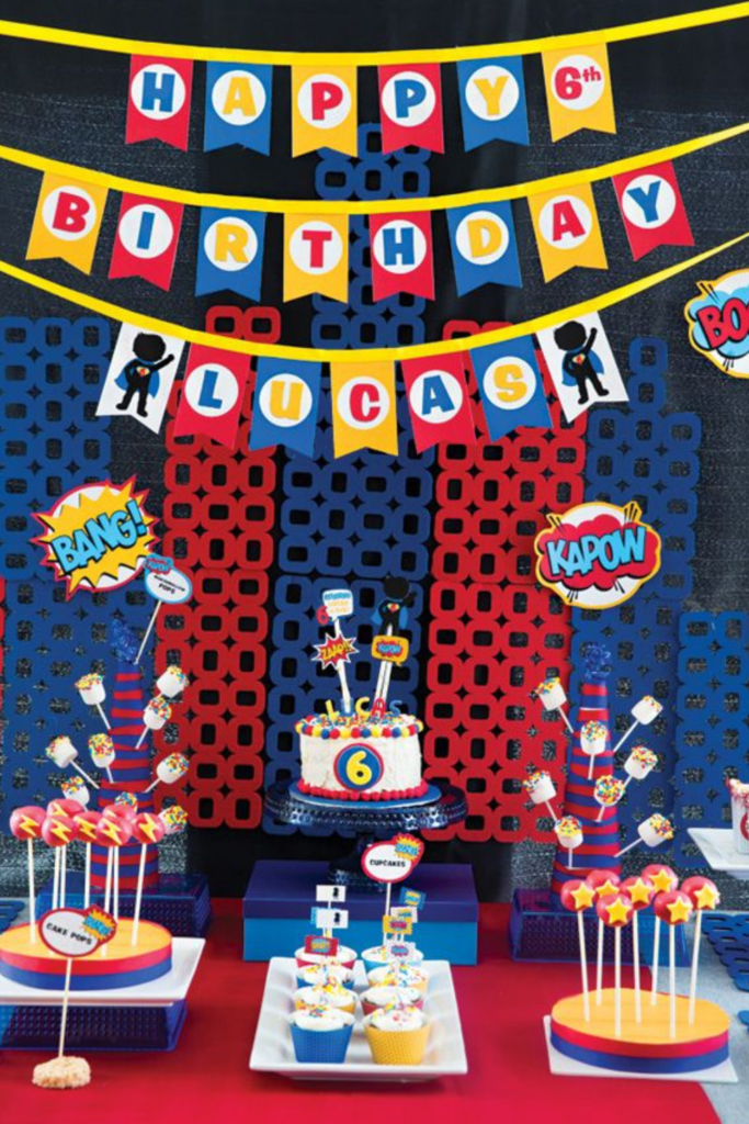 Birthday Baby Boy Spiderman Theme