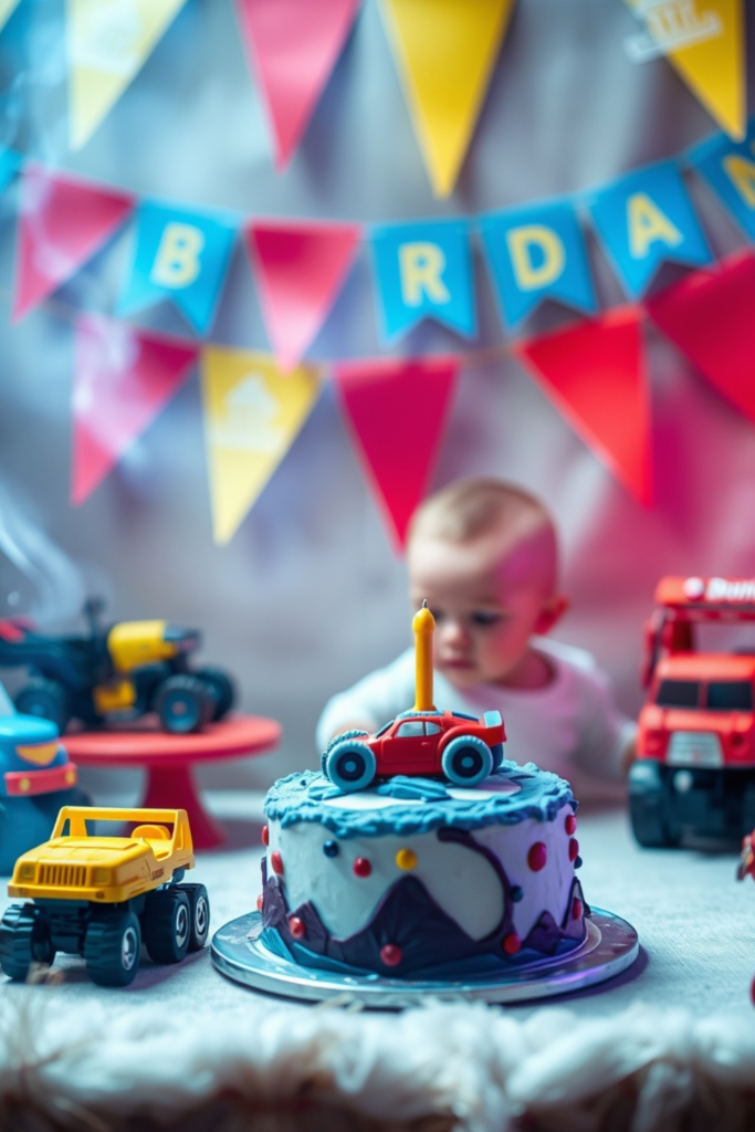 Birthday Baby Boy Car Theme