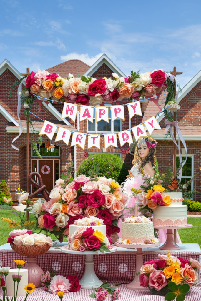 Baby Birthday Girl Theme