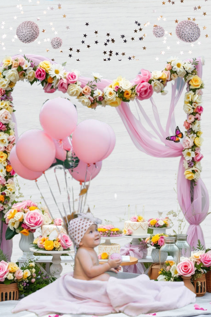 Baby Birthday Girl Theme